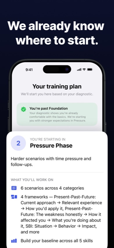 Prept app — your personalized training plan, starting in Pressure Phase
